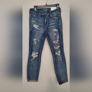 American Eagle Outfitters Super Stretch Jegging Crop 10